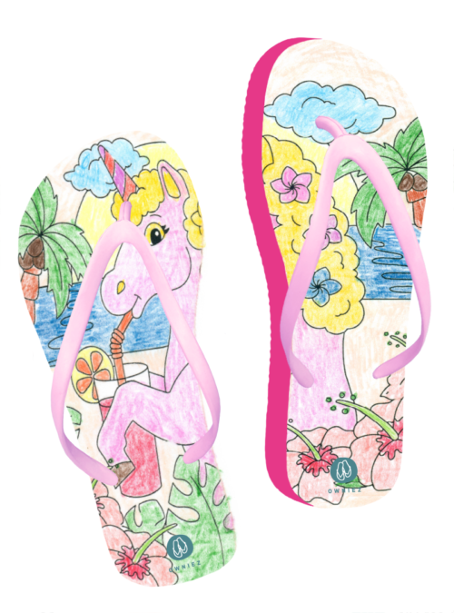Coloring Page on Owniez Flip Flops
