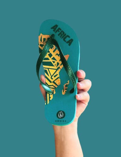 African Flip Flops