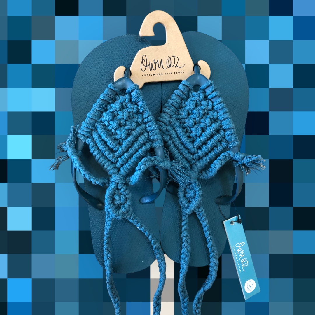 Macrame Flip Flops